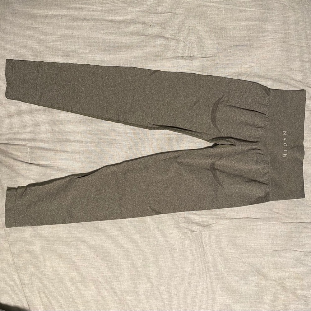 NVGTN Khaki Green Seamless leggings